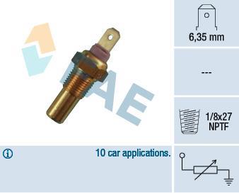 Sonde de température, liquide de refroidissement FAE ref. 31270