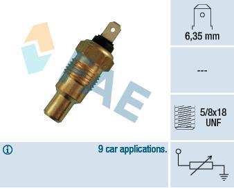 Sonde de température, liquide de refroidissement FAE ref. 31490