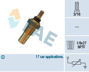 Sensor de temperatura motor FAE ref. 32040