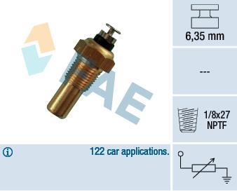Sonde de température, liquide de refroidissement FAE ref. 32070