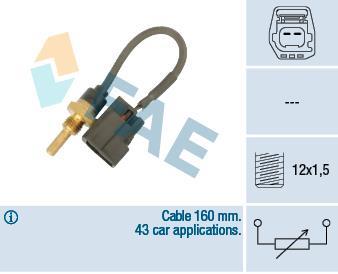 Sonde de température, liquide de refroidissement FAE ref. 32425