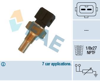 Sonde de température, liquide de refroidissement FAE 32570