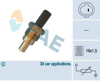 Sonde de température, liquide de refroidissement FAE ref. 32640