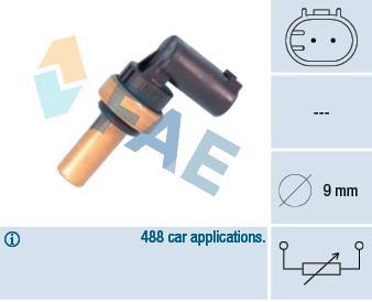 Sensor, temperatura del refrigerante FAE ref. 32710