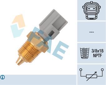 Sensor, temperatura del refrigerante FAE ref. 33425