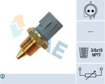 Sonde de température, liquide de refroidissement FAE ref. 33430