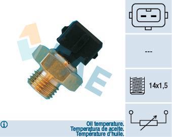 Sonde de température, liquide de refroidissement FAE ref. 33560