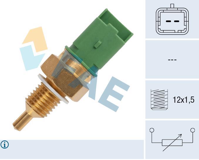 Sonde de température, liquide de refroidissement FAE ref. 33705