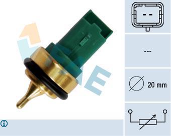 Sonde de température, liquide de refroidissement FAE ref. 33707