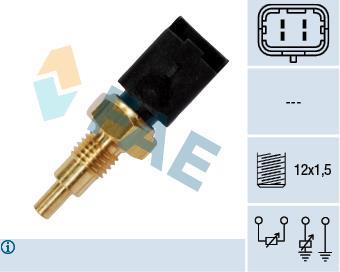 Sonde de température, liquide de refroidissement FAE ref. 33723