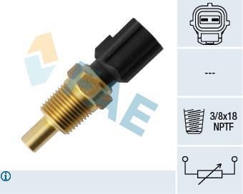 Sonde de température, liquide de refroidissement FAE ref. 33755