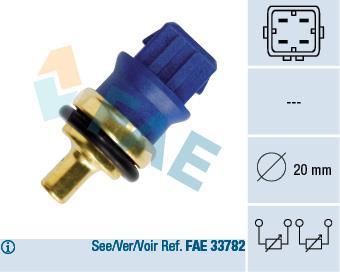Sonde de température, liquide de refroidissement FAE ref. 33780