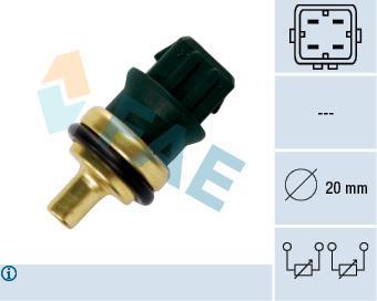 Sonde de température, liquide de refroidissement FAE ref. 33782
