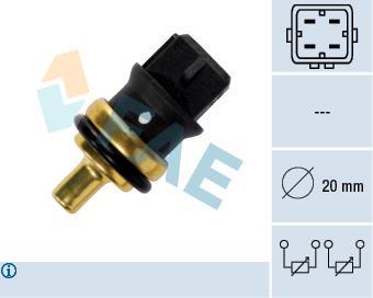 Sonde de température, liquide de refroidissement FAE ref. 33785