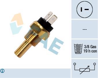Sonde de température, liquide de refroidissement FAE ref. 33800