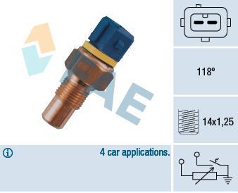 Sensor, temperatura del refrigerante FAE ref. 34050
