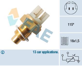 Sonde de température, liquide de refroidissement FAE ref. 34280