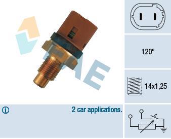 Sonde de température, liquide de refroidissement FAE 34300