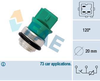 Sonde de température, liquide de refroidissement FAE ref. 34350