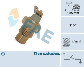 Interruptor de temperatura, testigo de líquido refrigerante FAE ref. 35080