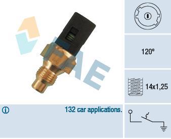 Interruptor de temperatura, testigo de líquido refrigerante FAE ref. 35250