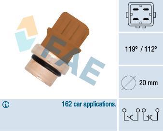 Interruptor de temperatura, testigo de líquido refrigerante FAE ref. 35580