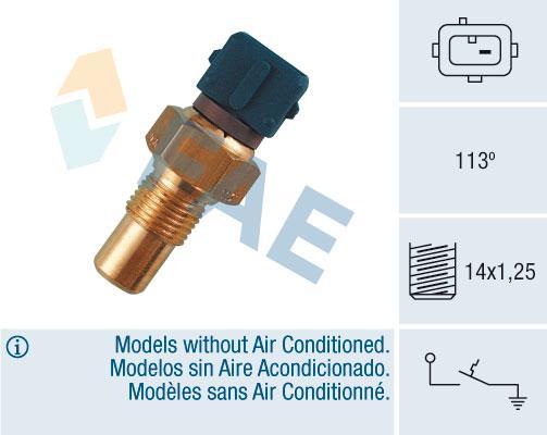 Interruptor de temperatura, testigo de líquido refrigerante FAE 35600