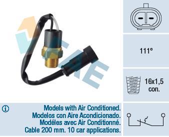Contact thermique, voyant avertisseur de l'agent réfrigérant FAE 35842