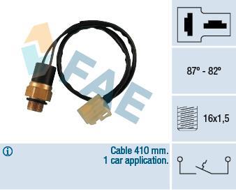 Interrupteur de température, ventilateur de radiateur FAE ref. 36240
