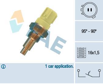Interrupteur de température, ventilateur de radiateur FAE ref. 36410
