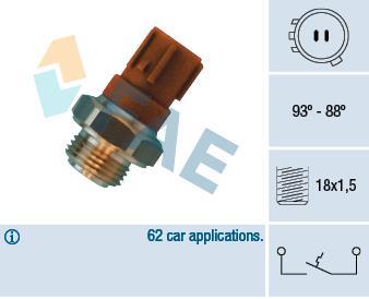 Interrupteur de température, ventilateur de radiateur FAE ref. 36440