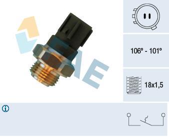 Interrupteur de température, ventilateur de radiateur FAE ref. 36460
