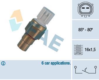 Interrupteur de température, ventilateur de radiateur FAE ref. 36485