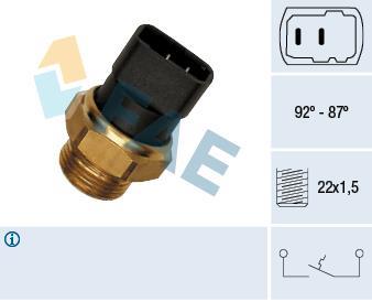 Interrupteur de température, ventilateur de radiateur FAE ref. 37260