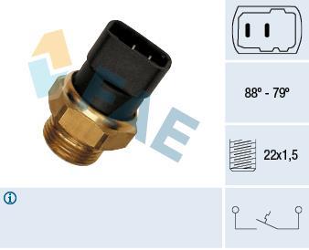 Interrupteur de température, ventilateur de radiateur FAE ref. 37270