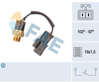 Interrupteur de température, ventilateur de radiateur FAE ref. 37520
