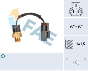 Interrupteur de température, ventilateur de radiateur FAE ref. 37530