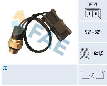 Interrupteur de température, ventilateur de radiateur FAE ref. 37540
