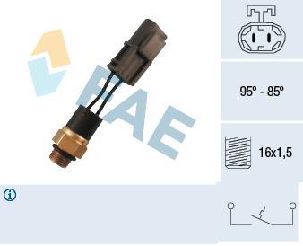 Interrupteur de température, ventilateur de radiateur FAE ref. 37550