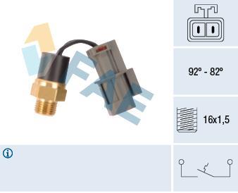 Interrupteur de température, ventilateur de radiateur FAE ref. 37560