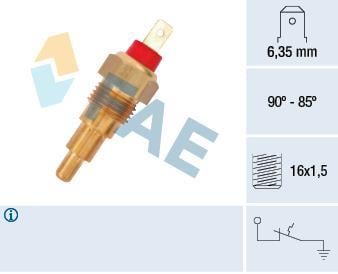 Interrupteur de température, ventilateur de radiateur FAE ref. 37620