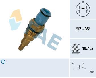 Interrupteur de température, ventilateur de radiateur FAE ref. 37660