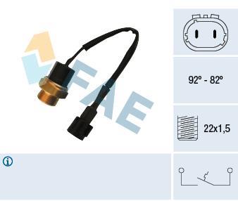 Interrupteur de température, ventilateur de radiateur FAE ref. 37670