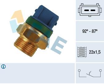 Interrupteur de température, ventilateur de radiateur FAE ref. 37680