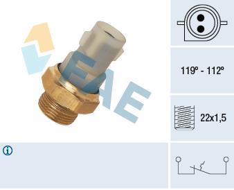 Interrupteur de température, ventilateur de radiateur FAE ref. 37700