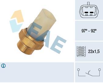 Interrupteur de température, ventilateur de radiateur FAE ref. 37710