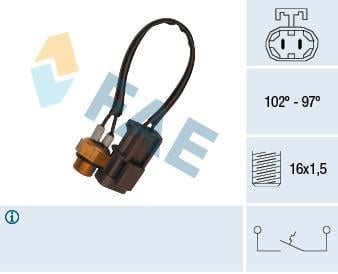 Interrupteur de température, ventilateur de radiateur FAE ref. 37770