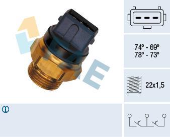 Interrupteur de température, ventilateur de radiateur FAE ref. 37935