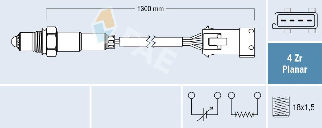 Sonda lambda FAE ref. 77241