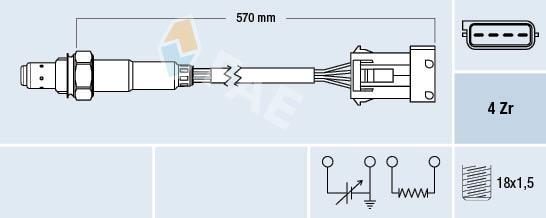 Sonde lambda FAE 77340 au meilleur prix